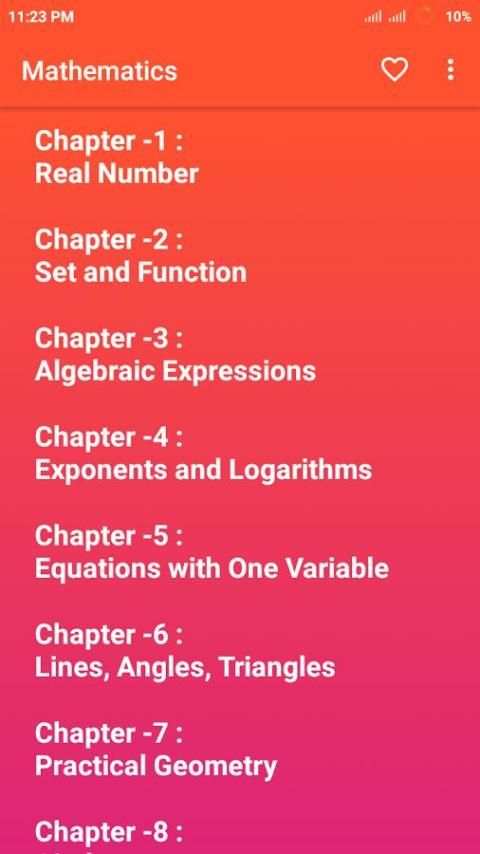 Mathematics (Class 9-10 English Version) screenshot 10