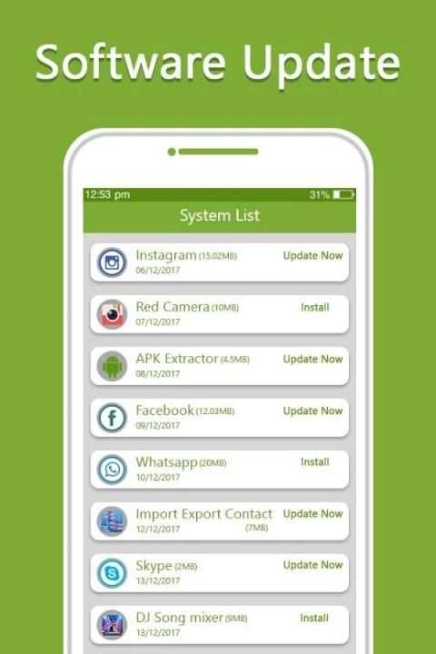 Update Apps & System Software Update скриншот 2