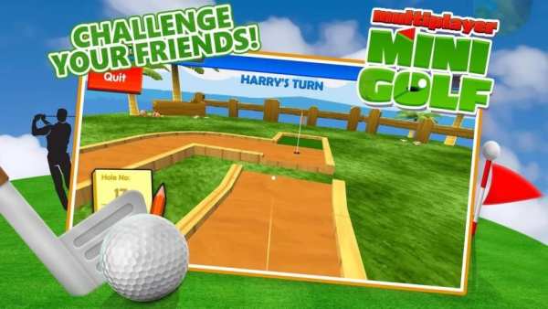 Multiplayer Mini Golf स्क्रीनशॉट 4