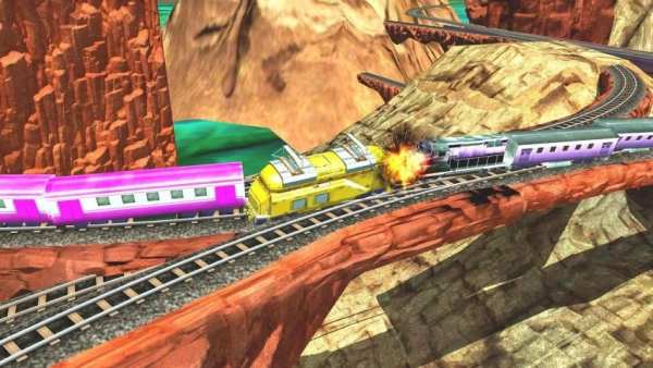 Indian Train Driving Simulator 2018 स्क्रीनशॉट 3