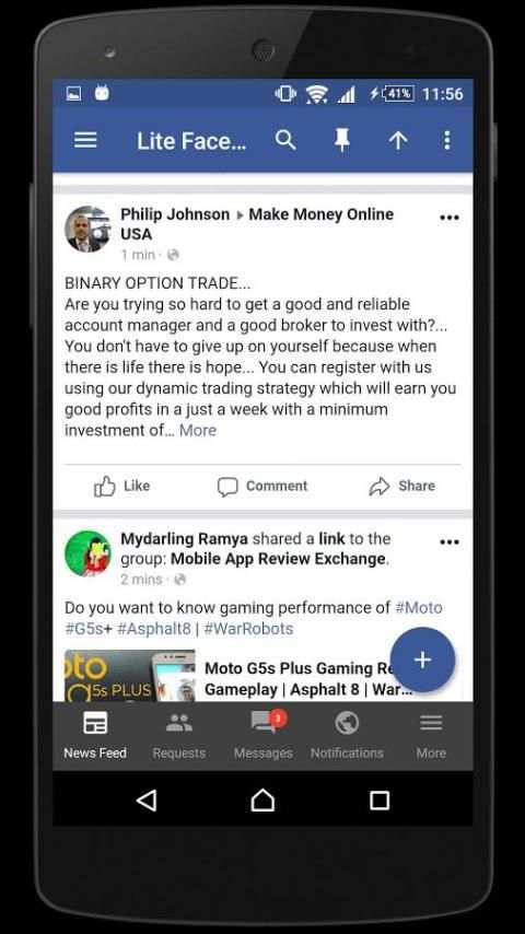 Lite Facebook Messenger Security screenshot 4