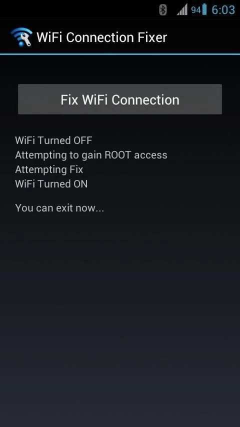 WiFi Connection Fixer *ROOT* скриншот 3