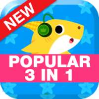 Baby Shark 3 In 1 Popular on 9Apps