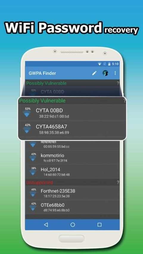 WiFi Password Recovery screenshot 1