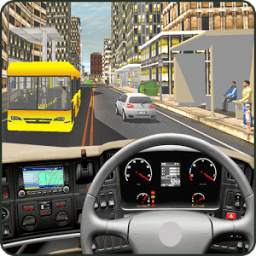 Real Coach Bus Parking Driving School 3D Simulator