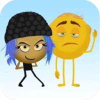 The emoji talking