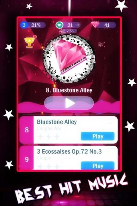 Magic Piano Music pink Tiles screenshot 4