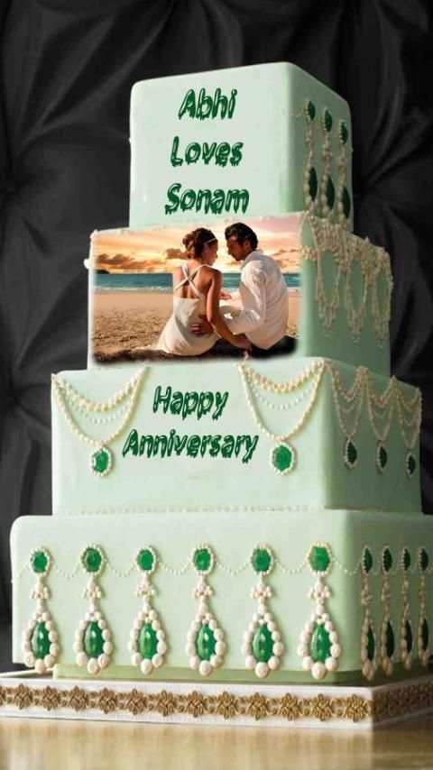 Name Photo On Anniversary Cake скриншот 2