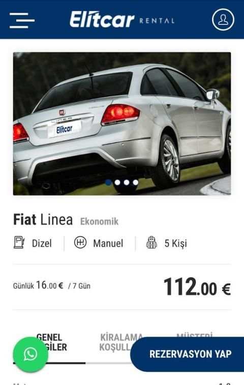 Elitcar Rental 1 تصوير الشاشة