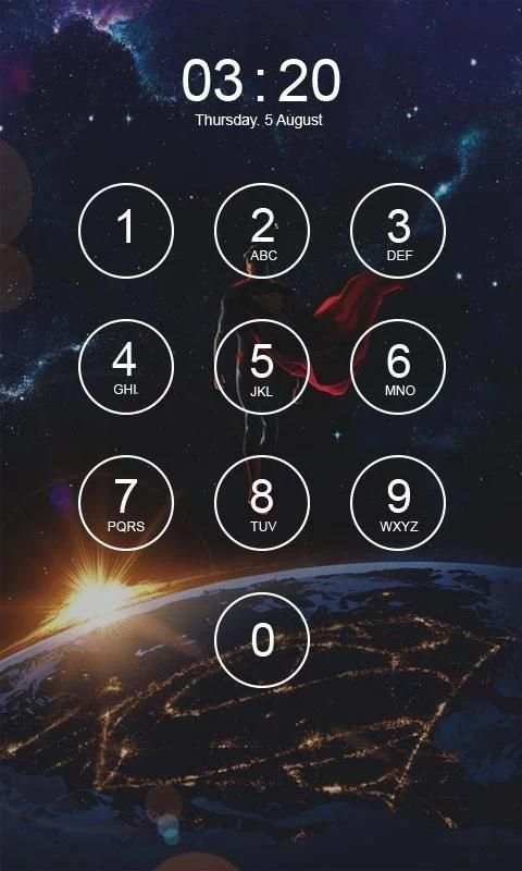 SuperMan Lock Screen screenshot 4