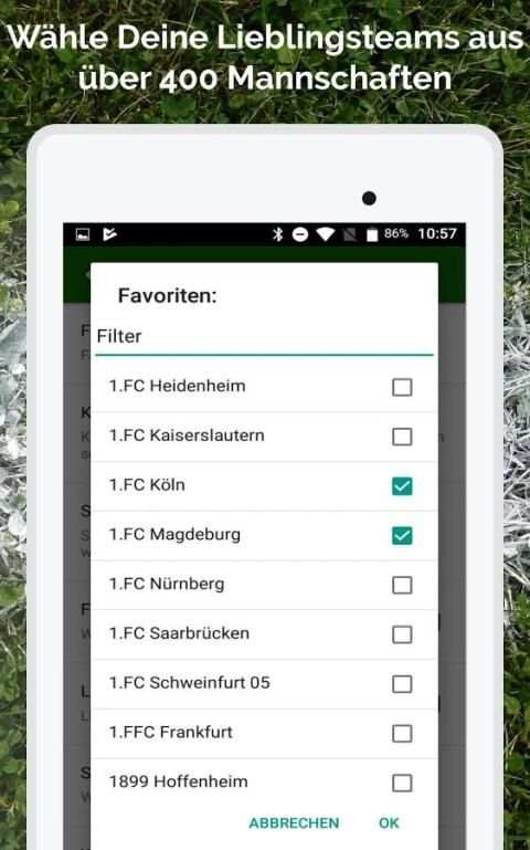 Fussball im TV live screenshot 4