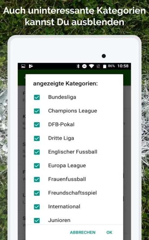 Fussball im TV live screenshot 2