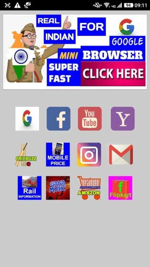 Indian Browser Mini screenshot 5
