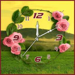 Rose Clock lwp