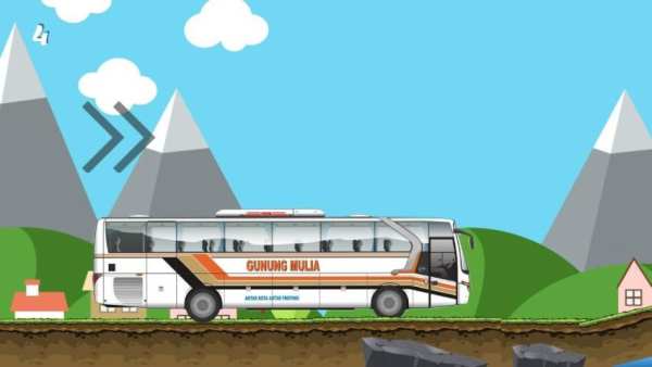 Gunung Mulia bus game screenshot 5