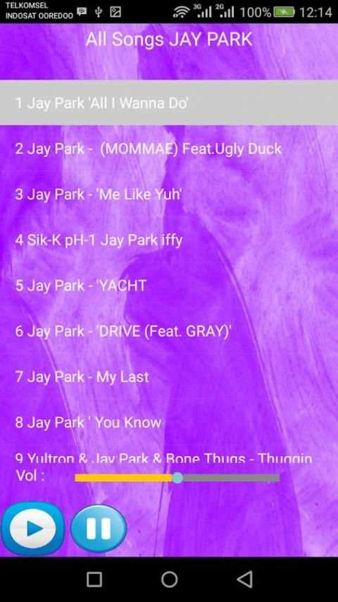 JAY PARK SONGS скриншот 1