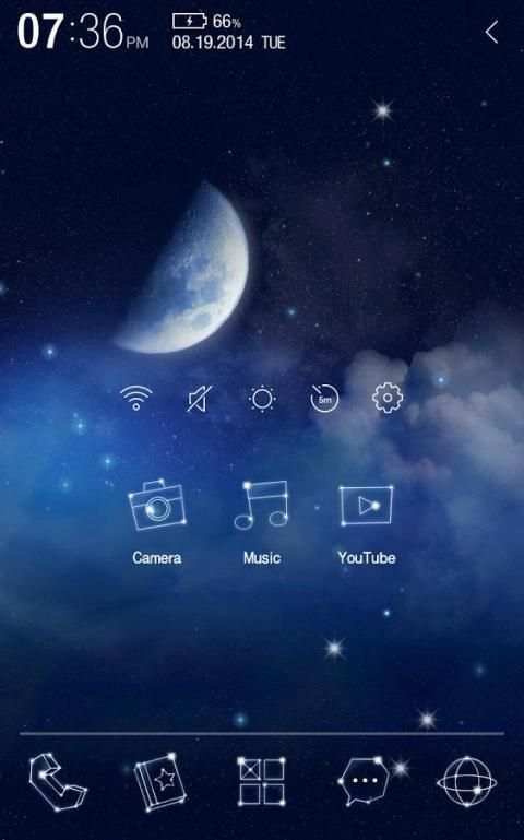 Twinkle Star Atom Theme screenshot 4