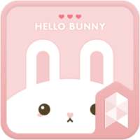 Hello love Bunny theme on 9Apps