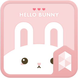 ikon Hello love Bunny theme