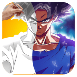 How to draw super saiyan ultra instinct أيقونة