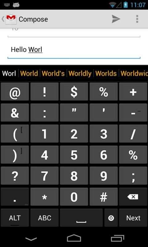 Big Keyboard 1 تصوير الشاشة