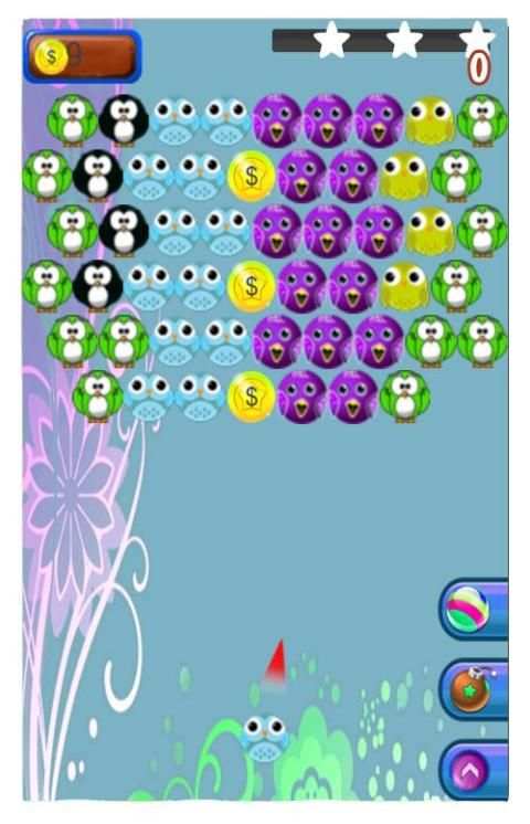 Bubble Shooter 2018 Bird स्क्रीनशॉट 1