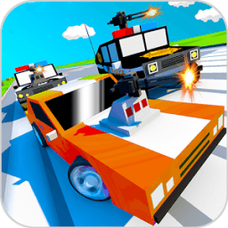 Blocky Police Chase: Escape the Cops أيقونة