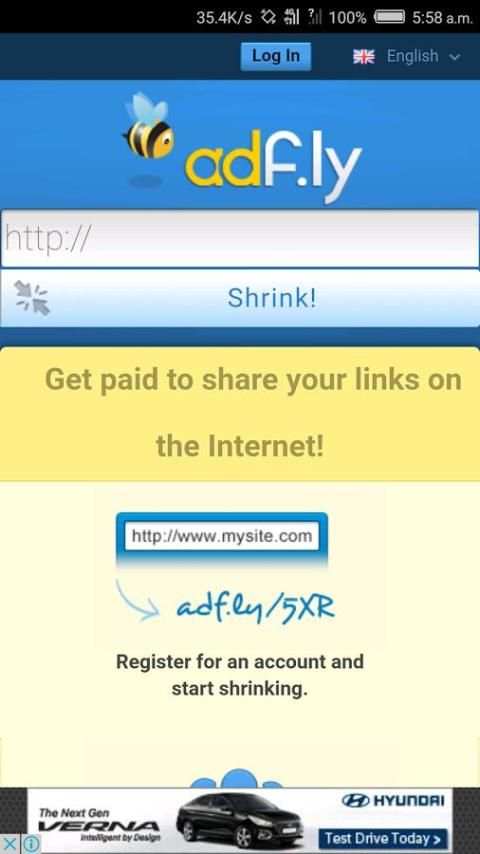 URL Earn : Make Money By Shortening URL's स्क्रीनशॉट 2