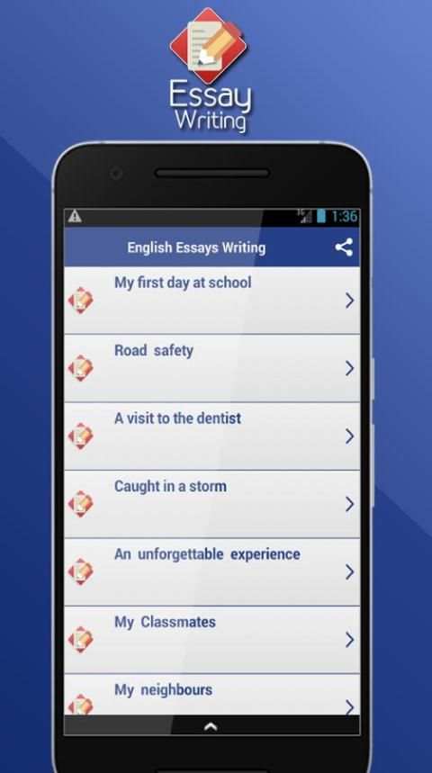 English Essays Writing скриншот 3