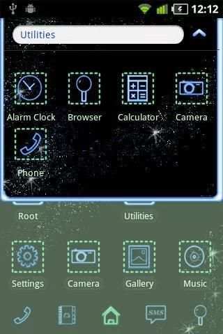 Futuristic GO Launcher EX स्क्रीनशॉट 3