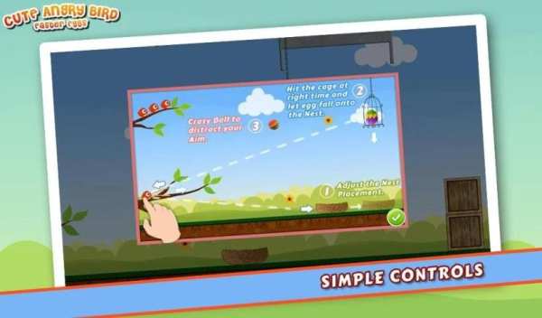 Cute Angry Bird : Eggs स्क्रीनशॉट 4