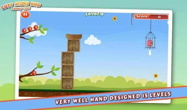 Cute Angry Bird : Eggs स्क्रीनशॉट 1