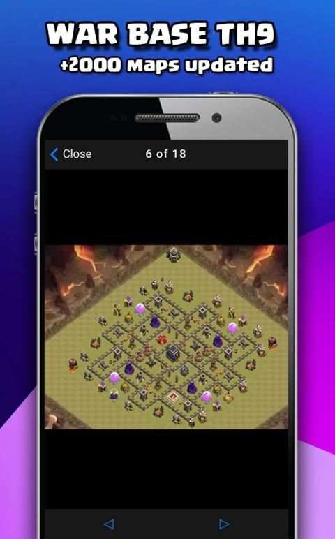 Maps For COC TH9 2 تصوير الشاشة