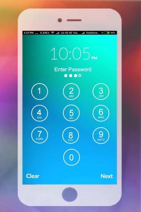 lphone Screen Lock 2017 screenshot 1