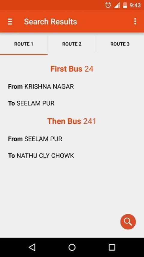 Delhi Bus Routes 2 تصوير الشاشة