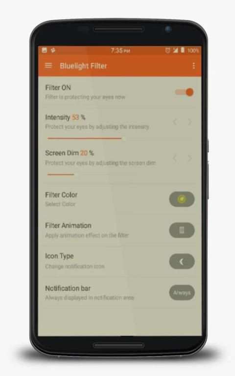 Blue Light Filter Night Mode - Screen Dimmer скриншот 10