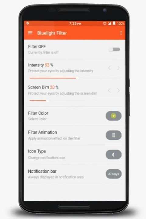 Blue Light Filter Night Mode - Screen Dimmer скриншот 18