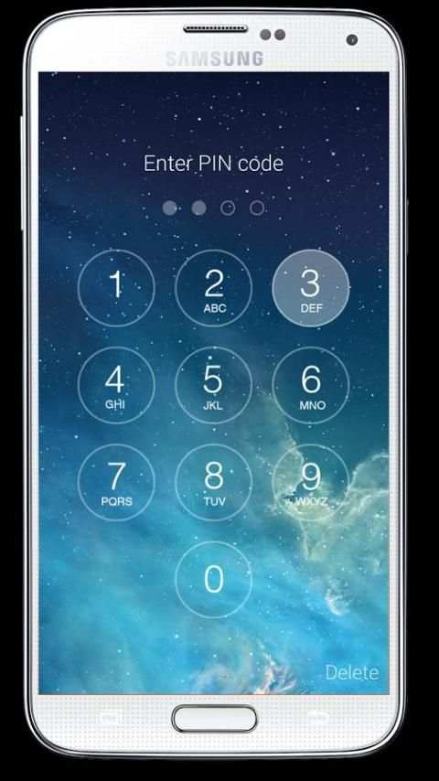 OS8 Lock Screen 1 تصوير الشاشة