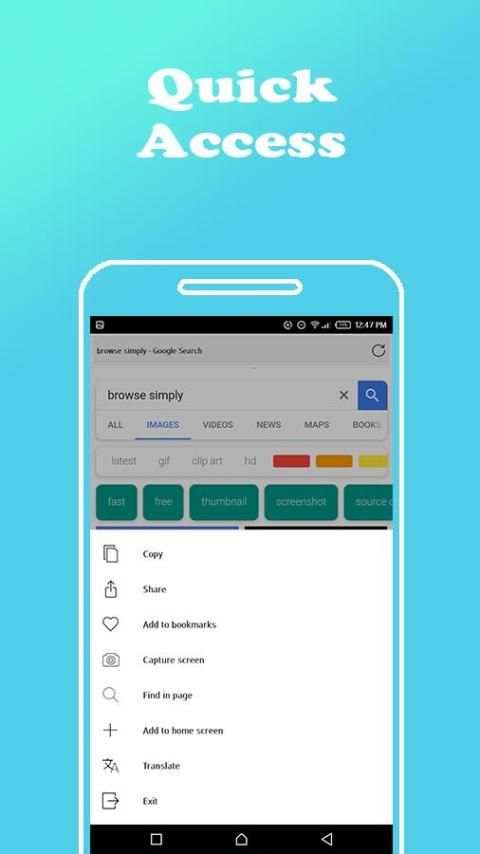 Web Browser Beta Fast Download Private & Secure скриншот 5