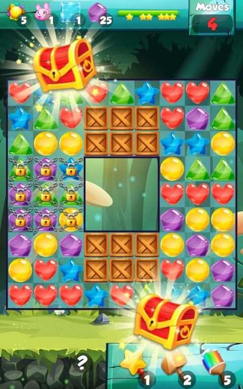 Jewels Match Three Game screenshot 2