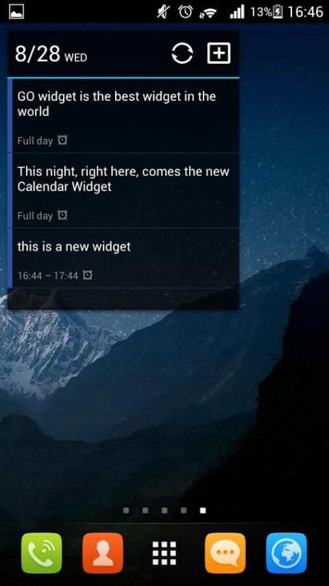GO Calendar+ screenshot 1