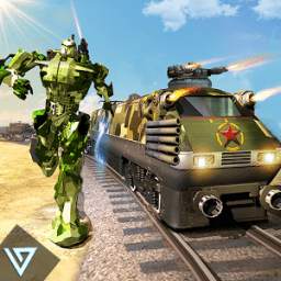 Army Train Shooter : Robot Transformation Game