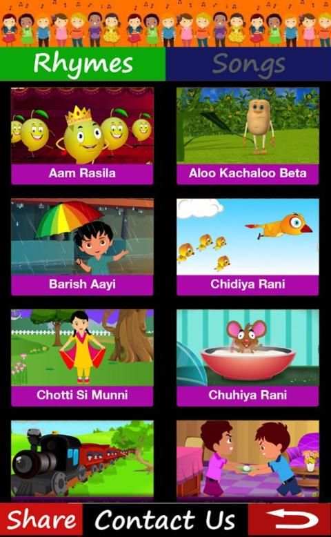 HINDI RHYMES APP скриншот 6