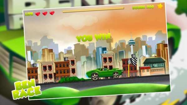 Ben Speed Car Racing Adventures 1 تصوير الشاشة