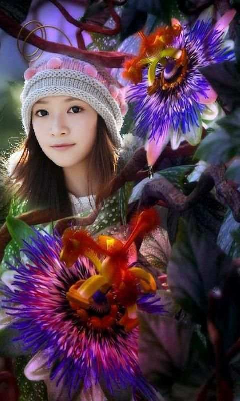 Neon Flower Photo Frames HD скриншот 6