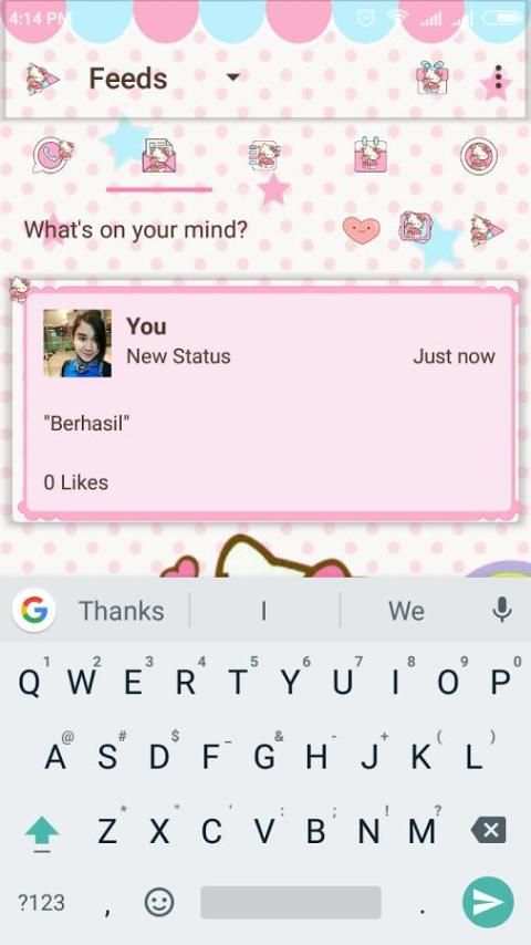 (NEW) DELTA BM HELLO KITTY THEME 3 تصوير الشاشة
