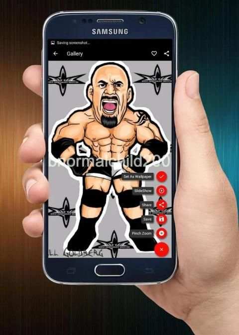 Goldberg Wallpaper WWE 1 تصوير الشاشة