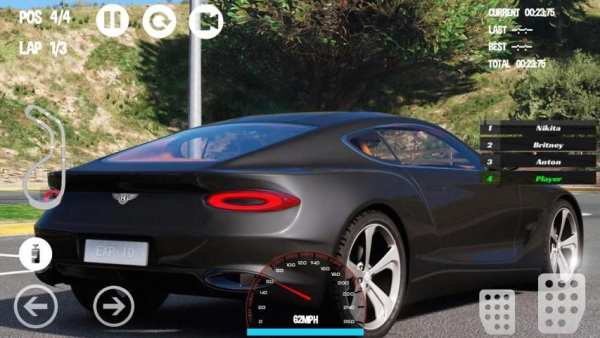 Car Racing Bentley Game 3 تصوير الشاشة