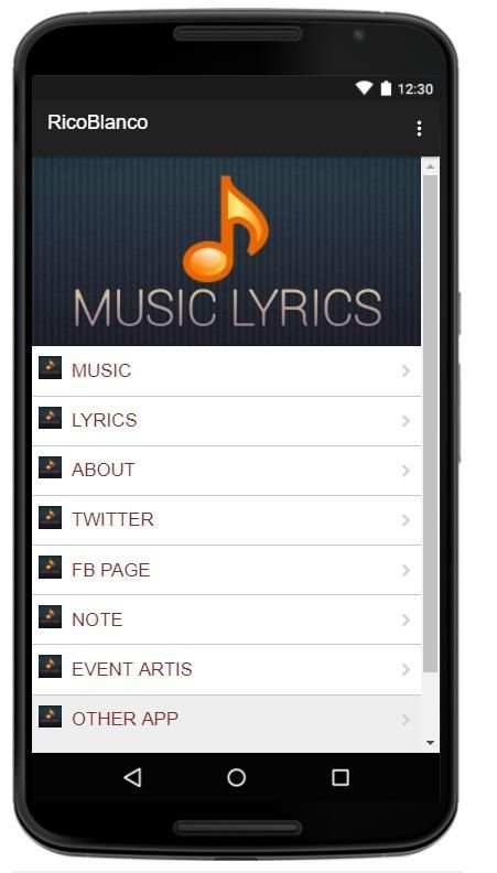 Rico Blanco Music Lyrics screenshot 5