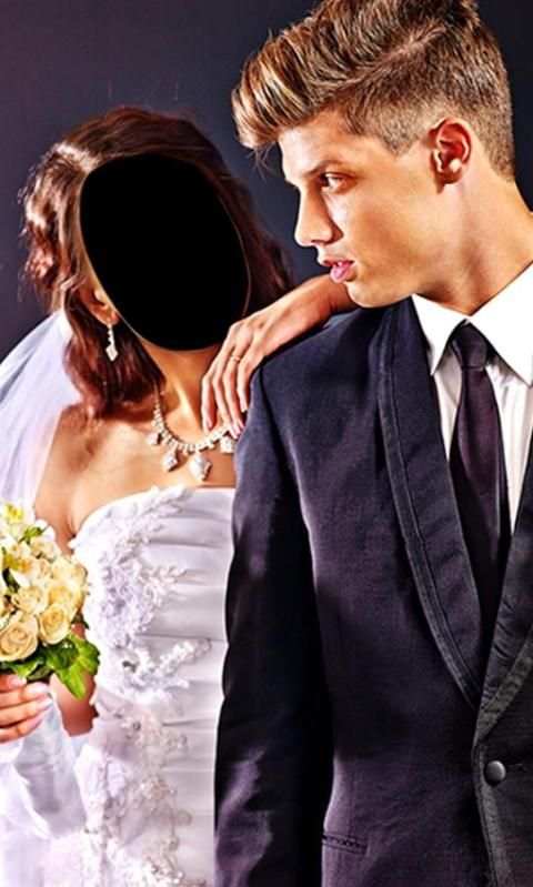 Wedding Couple Suit Photo Montage 2 تصوير الشاشة